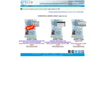 Ididl.com(International Drivers License) Screenshot