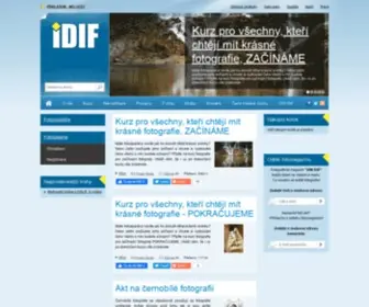 Idif.cz(Kurzy a digitální fotografie) Screenshot