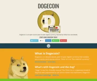 Idigdoge.com(Dogecoin is an open source peer) Screenshot