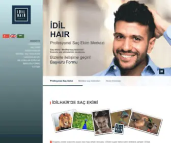 Idilhair.com(Dil Hair) Screenshot