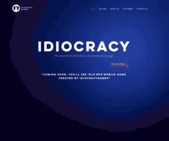 Idiocracygames.com(Home) Screenshot