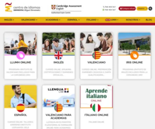 Idiomasumh.es(Centro de Idiomas UMH) Screenshot