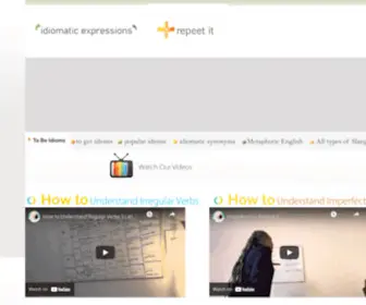 Idiomaticexpressions.com(Idiomatic Expressions) Screenshot
