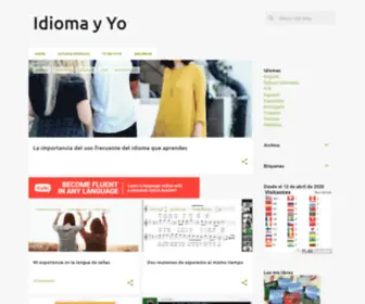 Idiomayyo.com(Idioma y Yo) Screenshot