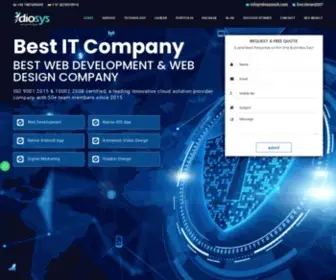 Idiosys.co.in(Best Web Design Company) Screenshot