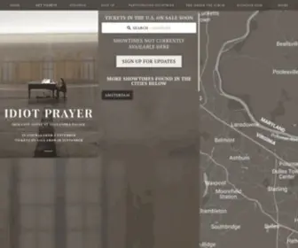 Idiotprayerfilm.com(Search for screenings / showtimes and book tickets for Idiot Prayer) Screenshot