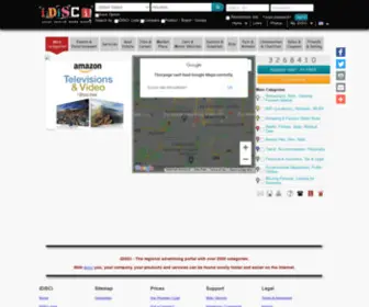 Idisci.com(Local search) Screenshot