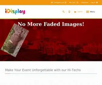 Idisplaymedia.com(Flexible Wall Display LED Video Event Banner Rental Best rate) Screenshot