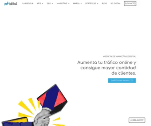 Idital.com(Agencia) Screenshot