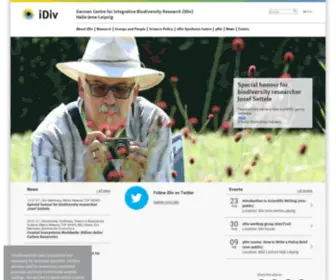 Idiv-Biodiversity.de(IDiv Global) Screenshot