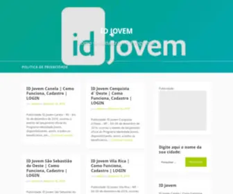 Idjovem.site(ID Jovem) Screenshot