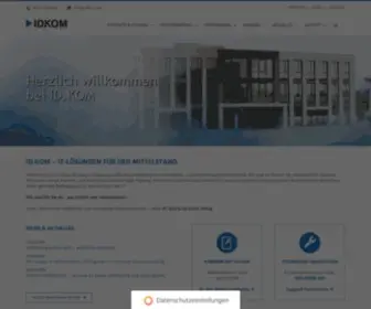 Idkom.de(IT-Lösungen Mittelstand) Screenshot