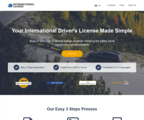 IDL-Document.net(International Driver's License) Screenshot