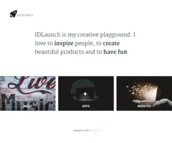 Idlaunch.nl(Inspire, create and have fun) Screenshot