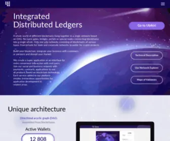 Idledgers.com(Integrated Distributed Ledgers) Screenshot