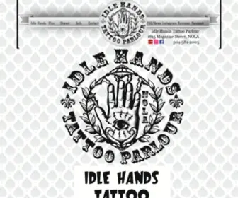 Idlehandstattooparlour.com(Idle Hands Tattoo Parlour) Screenshot