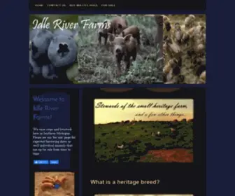 Idleriverfarms.com(Burlington) Screenshot