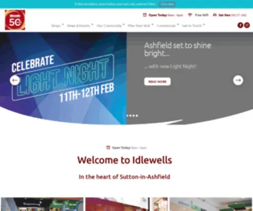 Idlewells.co.uk(The Idlewells Shopping Centre) Screenshot