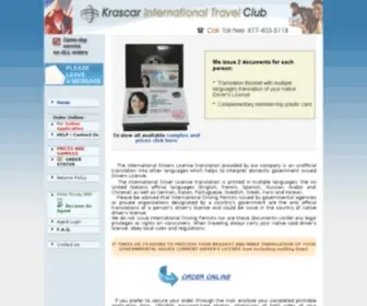 Idlicense.com(International driver's license) Screenshot