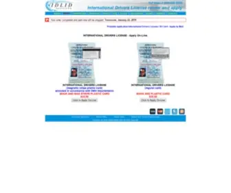 Idlid.com(International Drivers License) Screenshot