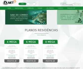 Idlnet.com.br(IDL NET) Screenshot