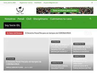 Idlpol.com(Instituto de Defensa Legal Policial) Screenshot