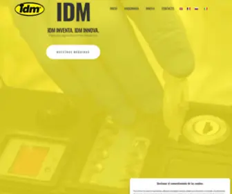 IDM-Agrometal.com(Maquinaria, carretillas y útiles para la agricultura) Screenshot