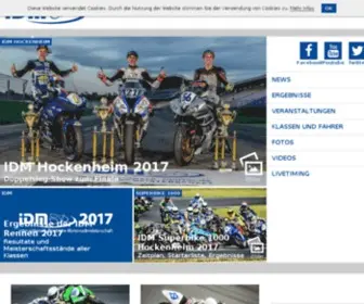 IDM.de(IDMInternationalen Deutschen Motorradmeisterschaft) Screenshot