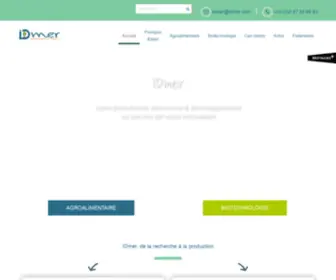 Idmer.com(Institut technique de développement des produits de la mer) Screenshot