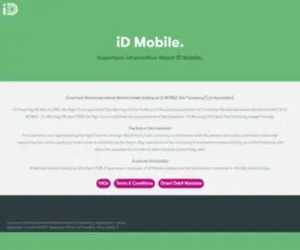 Idmobile.ie(Compare all the Best Mobile Phone Plans in Ireland) Screenshot