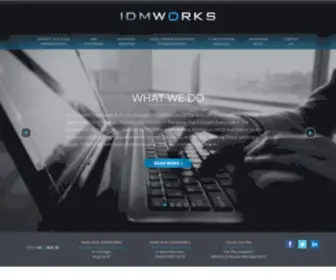 Idmworks.com(Managed Security Service Provider & IAM Expert) Screenshot