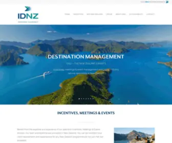 Idnewzealand.com(IDNZ Destination Management) Screenshot