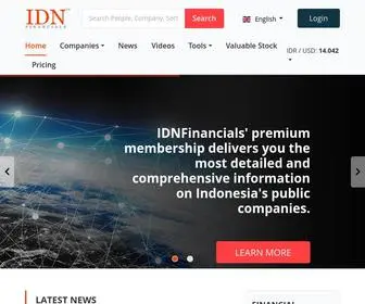 Idnfinancials.com(IDN Financials) Screenshot