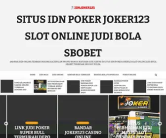 Idnjoker123.com Screenshot