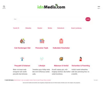 Idnmedis.com(IDN Medis) Screenshot