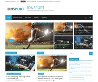 Idnsport.online(Situs Berita IDNSPORT Terpercaya Di Indonesia) Screenshot