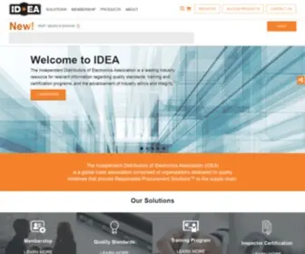 Idofea.org(The Independent Distributors of Electronics Association (IDEA)) Screenshot
