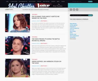 Idolchatteryd.com(All about The Voice) Screenshot