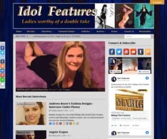Idolfeatures.com(Ladies worthy of a double take) Screenshot