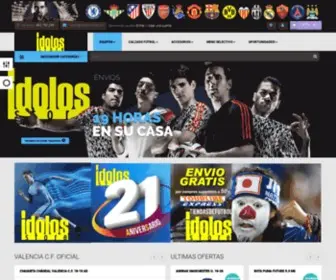 Idolos-Store.com(Idolos Store Tiendas de Fútbol) Screenshot