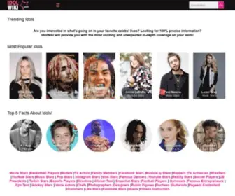 Idolwiki.com(Celebrities and Famous People'sUpdate) Screenshot
