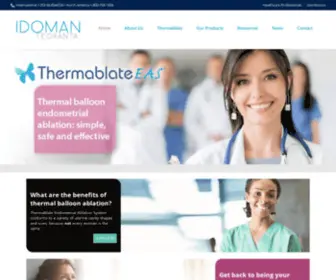 Idoman-Med.com(Idoman Teoranta) Screenshot