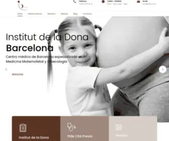 Idona.cat(Clínica Ginecológica y Obstetricia en Barcelona) Screenshot