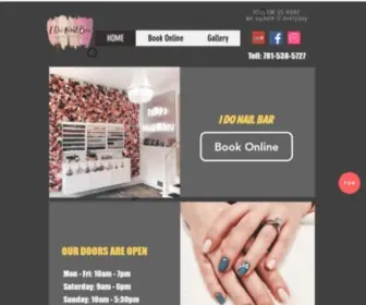 Idonailbarbedford.com(I DO NAIL BAR) Screenshot