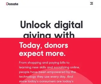 Idonate.com(Simplifying Digital Fundraising so You Raise More) Screenshot