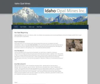 Idopalmine.com(Idaho Opal Mines) Screenshot