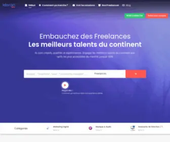 Idoron.fr(Les Meilleurs Freelances d'Afrique) Screenshot