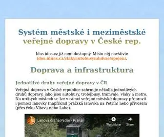 Idos-Idos.cz(Doprava a infrastruktura) Screenshot