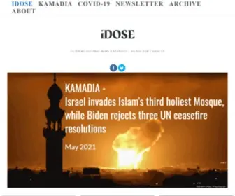 Idose.org(IDOSE Your Source for an Intellectual Dose) Screenshot