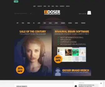 Idosersoftware.com(I-Doser Software, Brainwave Doses) Screenshot